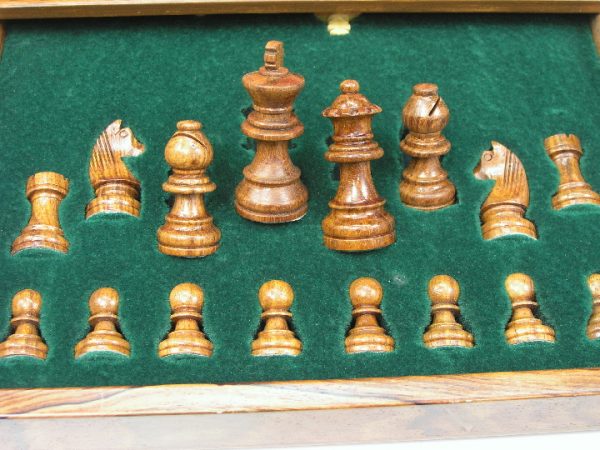Magnetic Luxury Travel with Board Chess Set 12 inch Squared - Image 8