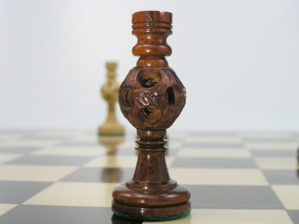 Concentric Ball in Rosewood Chess Set - Image 6