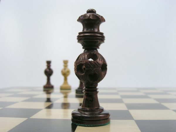 Concentric Ball in Rosewood Chess Set - Image 10