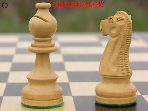 Double Cross Triple Weight Staunton Chess Pieces - Image 7