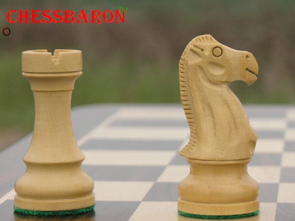 Double Cross Triple Weight Staunton Chess Pieces - Image 8