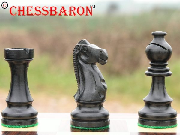 Double Cross Triple Weight Staunton Chess Pieces - Image 9
