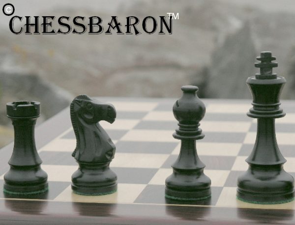 Double Cross Triple Weight Staunton Chess Pieces - Image 10