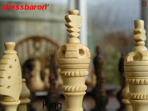 Hezekiah Fretwork 5 inch King Chess Pieces - Image 6