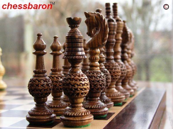 Hezekiah Fretwork 5 inch King Chess Pieces - Image 9