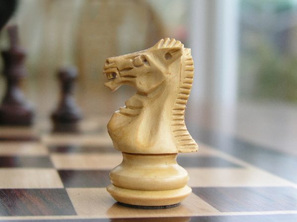 Small Triple Weight Felted Staunton Chess Pieces in Rosewood - Image 2