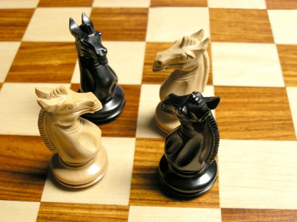 The Meghdoot Ebonised Chess Pieces - Image 2