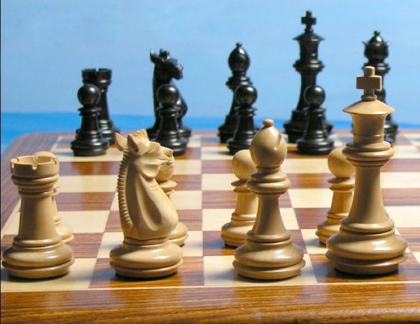The Meghdoot Ebonised Chess Pieces
