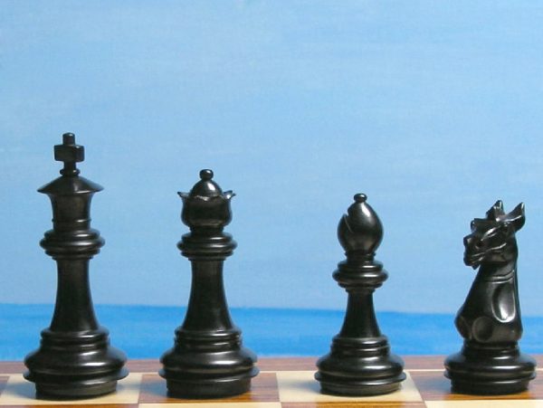 The Meghdoot Ebonised Chess Pieces - Image 4