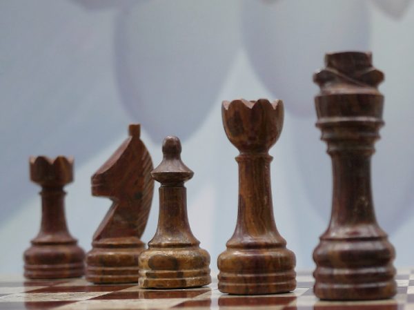 Fossil and Coral Chess Set with Beautiful 16 Inch Marble Chess Board - Image 6