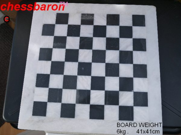 Boticini Black Marble Chess Set - Beautiful 16 Inch Marble Chess Board and Case Included - Image 11