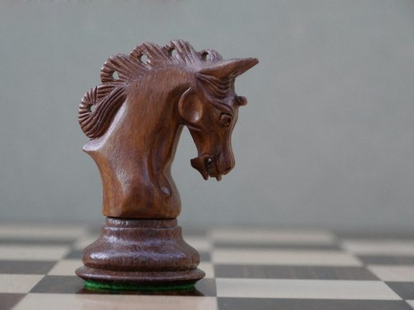 The Mayfield Triple Weighted Chess Pieces - Acacia - Image 2