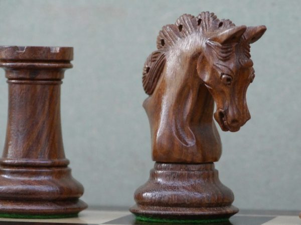 The Mayfield Triple Weighted Chess Pieces - Acacia - Image 4