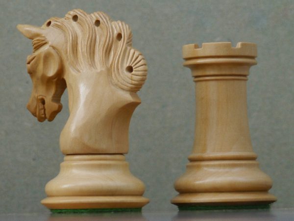 The Mayfield Triple Weighted Chess Pieces - Acacia - Image 10