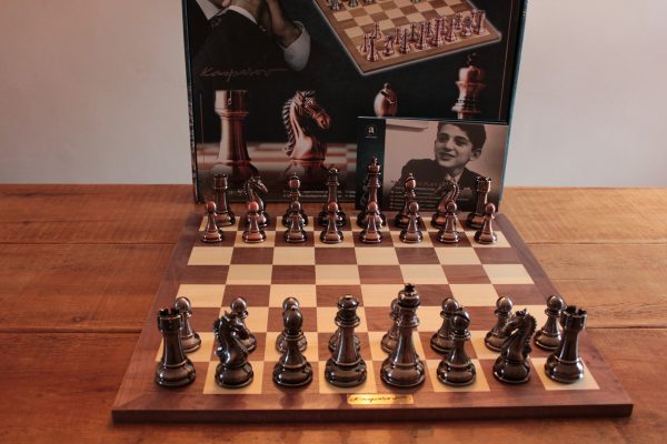 GIFT PACKAGE Heavy Copper and Pewter Effect Chess Set - BOARD Included - Image 3