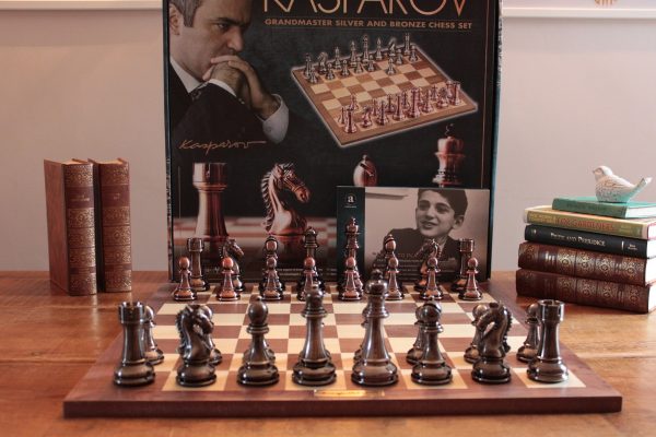 GIFT PACKAGE Heavy Copper and Pewter Effect Chess Set - BOARD Included - Image 9