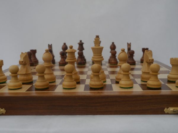 Highest Quality 16 inch Chess Set with Board and Cabinet - Image 5