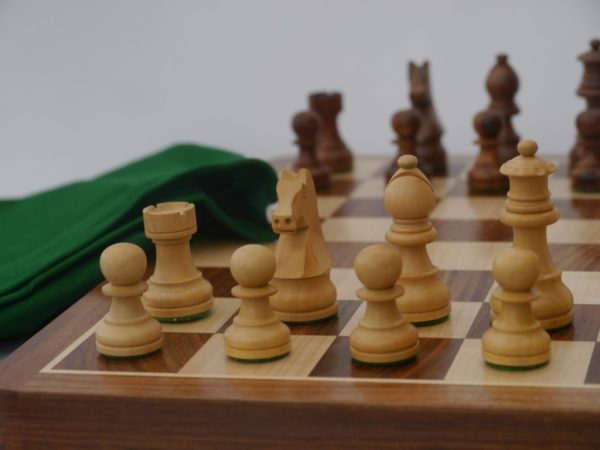 Highest Quality 16 inch Chess Set with Board and Cabinet - Image 9