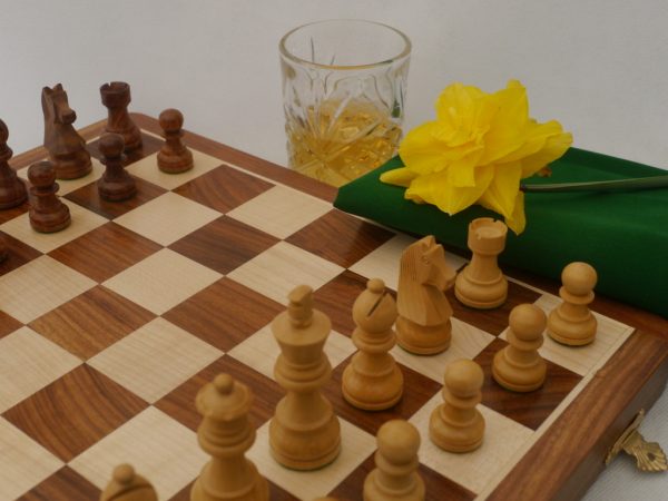 Highest Quality 16 inch Chess Set with Board and Cabinet - Image 10
