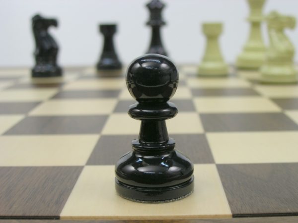 American Staunton in Deep Blue and Ivory Chess Pieces - Image 6