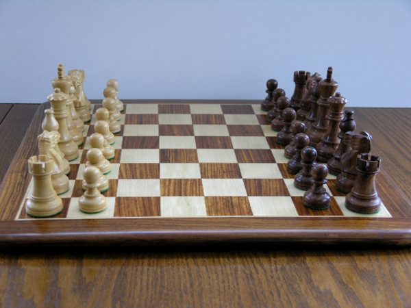 American Staunton in Sheesham and Boxwood Chess Pieces - Image 5