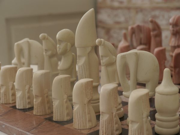 African Marble Tribal Chess Set. Marble Board Included - Image 8