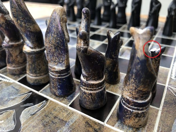 African Animals and Birds Stone Chess Set - Image 3