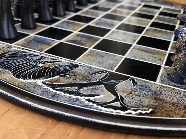 African Animals and Birds Stone Chess Set - Image 6