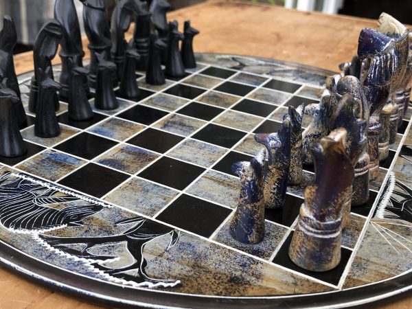 African Animals and Birds Stone Chess Set - Image 7