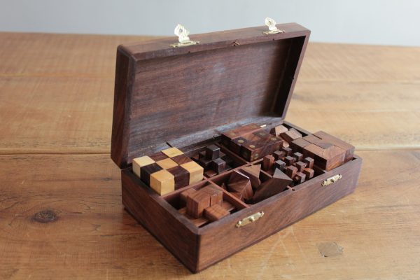 Wooden Puzzle 8 in 1 in Solid Sheesham - Image 6