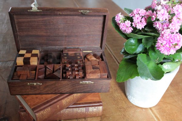 Wooden Puzzle 8 in 1 in Solid Sheesham - Image 10