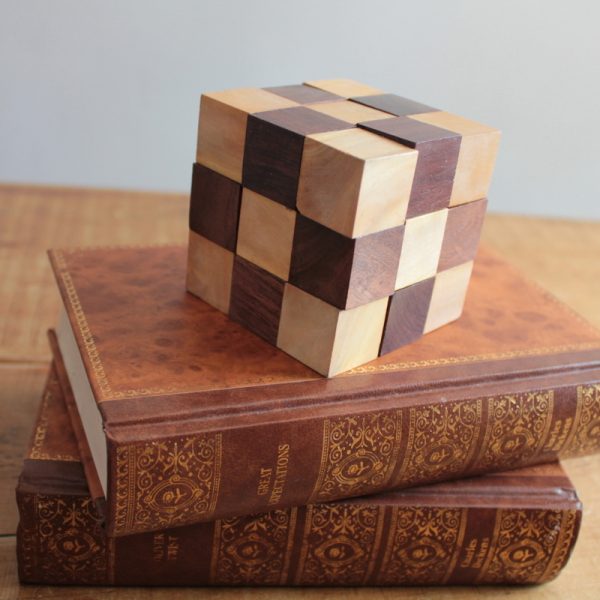 Wooden Puzzle - Snake Cube in Solid Sheesham