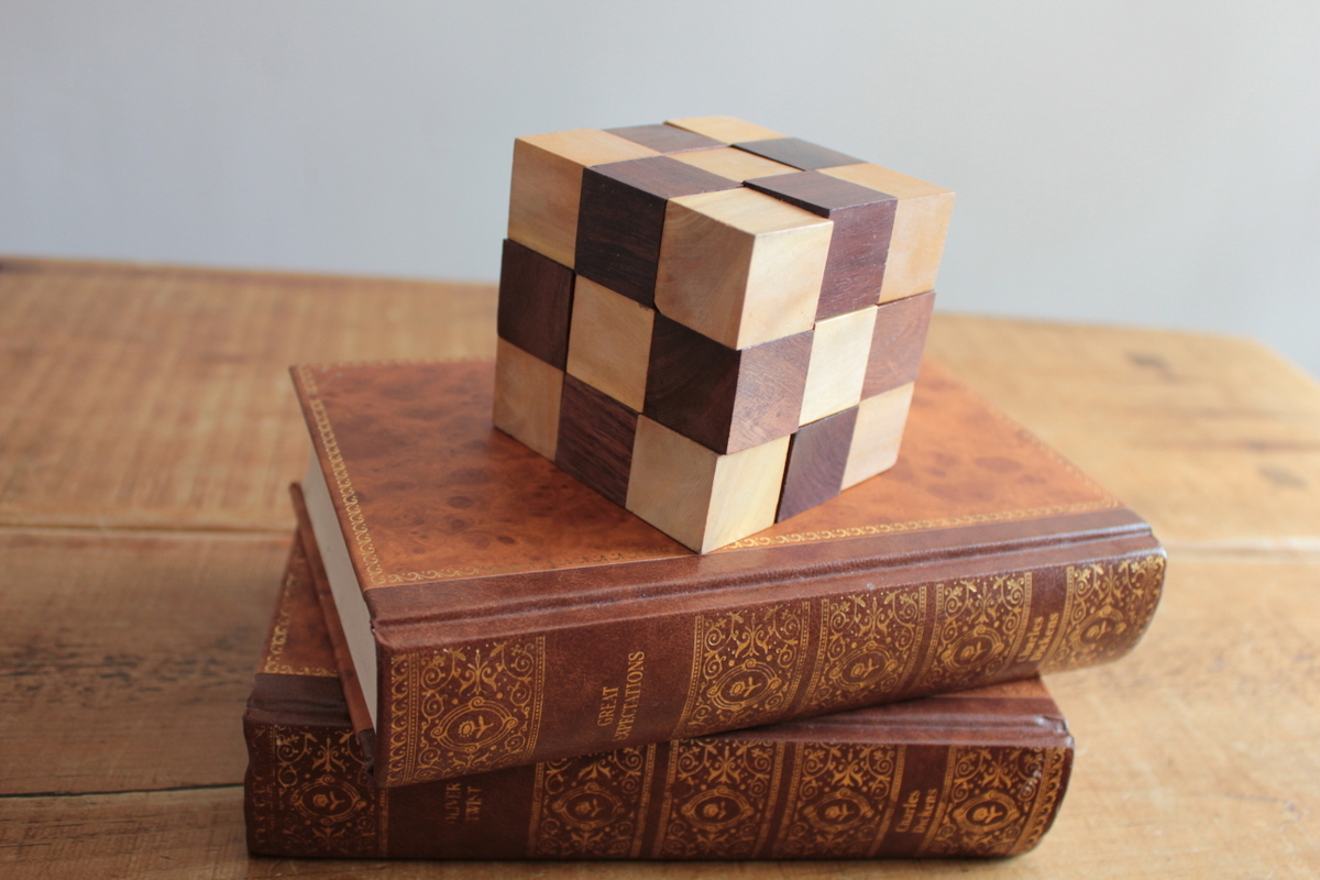 Wooden cube puzzles new arrivals