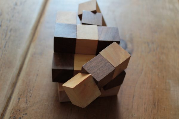 Wooden Puzzle - Snake Cube in Solid Sheesham - Image 9