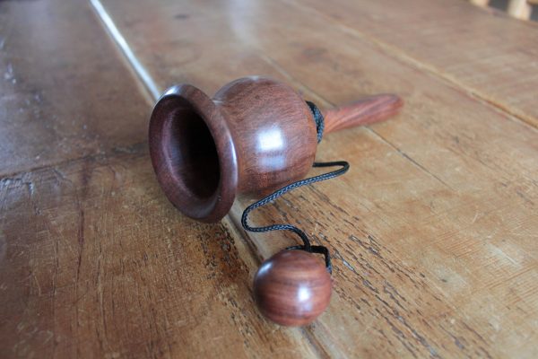 Wooden Puzzle - Cup and Ball Game in Solid Sheesham - Image 7