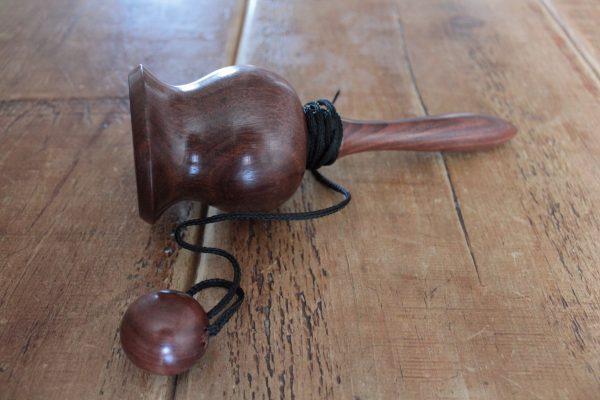 Wooden Puzzle - Cup and Ball Game in Solid Sheesham - Image 8