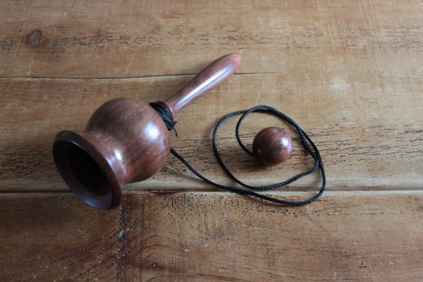 Wooden Puzzle - Cup and Ball Game in Solid Sheesham - Image 9