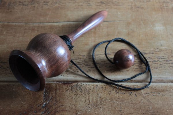 Wooden Puzzle - Cup and Ball Game in Solid Sheesham - Image 10
