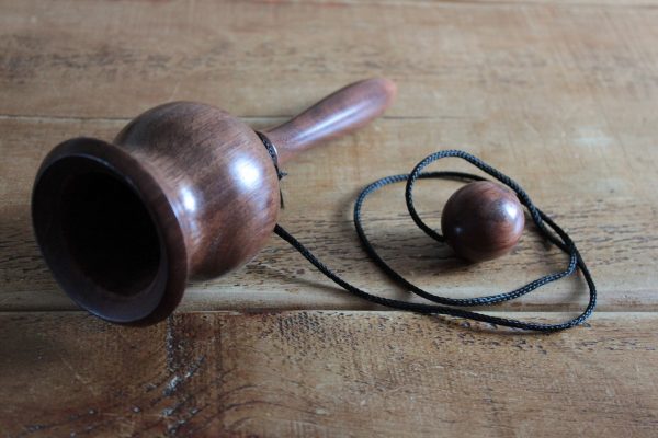 Wooden Puzzle - Cup and Ball Game in Solid Sheesham - Image 11