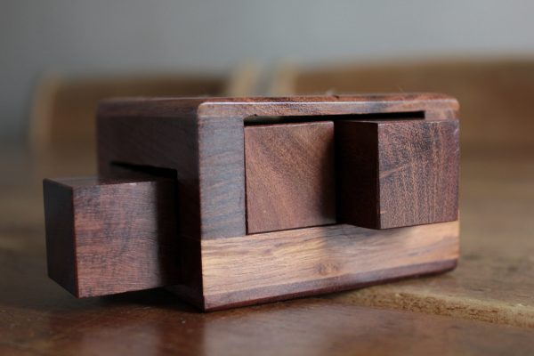 Wooden Puzzle - 3D Shuffle in Solid Sheesham