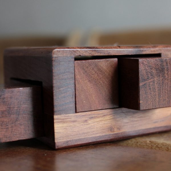 Wooden Puzzle - 3D Shuffle in Solid Sheesham