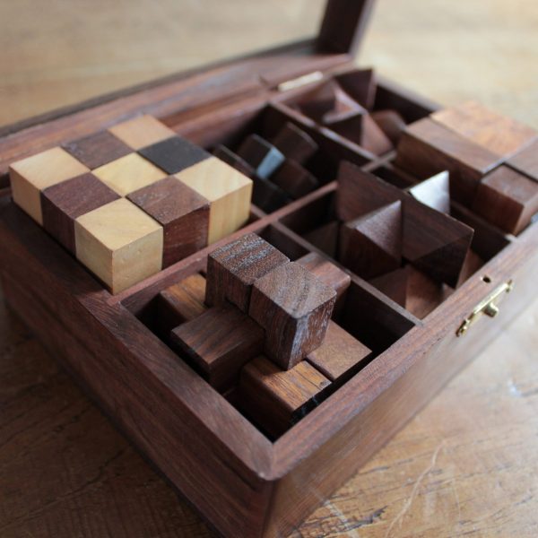 Wooden Puzzle 6 in 1 in Solid Sheesham
