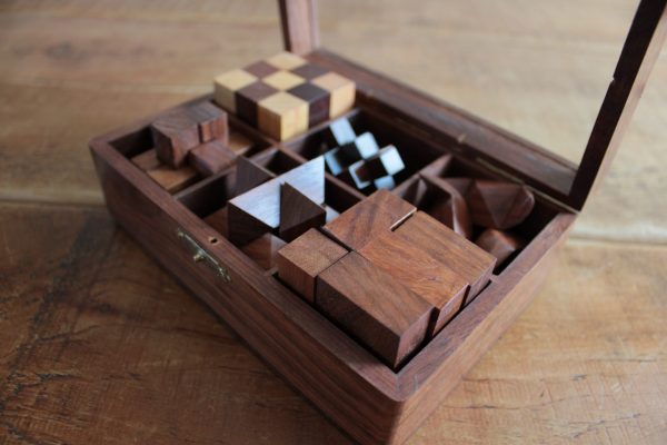 Wooden Puzzle 6 in 1 in Solid Sheesham - Image 6