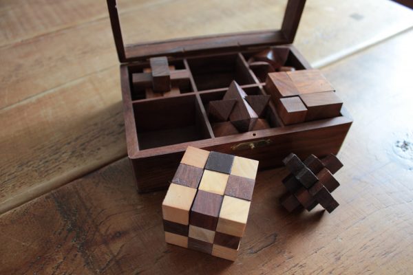 Wooden Puzzle 6 in 1 in Solid Sheesham - Image 11