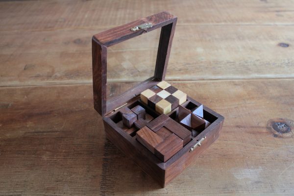Wooden Puzzle 4 in 1 in Solid Sheesham - Image 7
