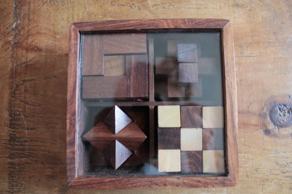 Wooden Puzzle 4 in 1 in Solid Sheesham - Image 10