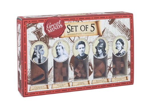 Great Women - Set of Five Wooden Puzzles