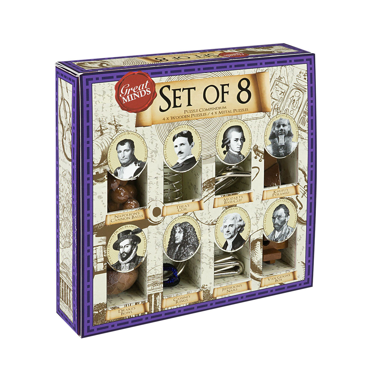 Great Minds - Set of Eight Puzzles