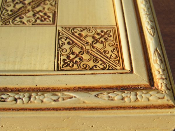 Decorative Ivory Chess Board 1.5 inch Squares - Image 5