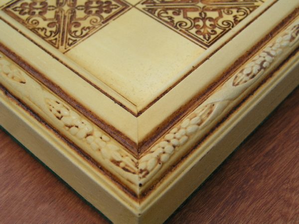 Decorative Ivory Chess Board 1.5 inch Squares - Image 10